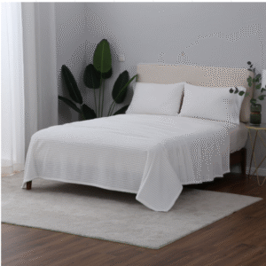 FRAZADA PESADA JACQUARD KING BLANCA