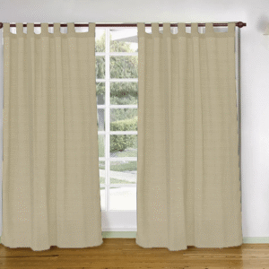 CORTINA LARGA  MADRAS NATURAL